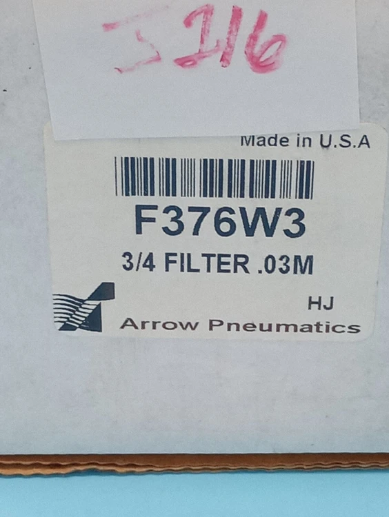 New | in-Stock ARROW PNEUMATICS F376W Air Filtration Units Arizona US | ASSET CONVERSION SPECIALISTS, INC. #325056
