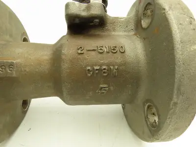 Jamesbury 5150 31 3600 TT 2" Stainless Ball Valve 316SS Flange 150psi