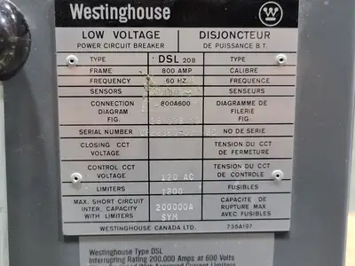 USED WESTINGHOUSE DSL208