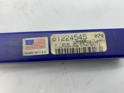 27/32” (176) CJT KOOLCARB CARBIDE TIPPED DRILL STOCK #15531
