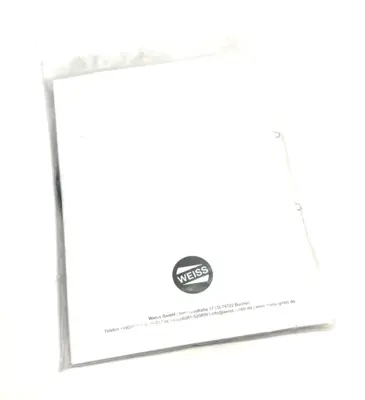 USED WEISS MECHANICAL SPECS/LIMITATIONS PACKET FOR TC 320-4-I W/ BALLUFF BCC