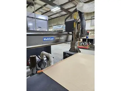 USED 2005 MULTICAM SERIES 5000 ROUTER 72"X144" TRAVELS