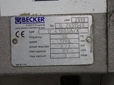 USED 2010 BECKER U 4.100SA/K