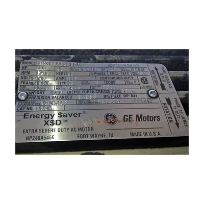 8,800 CFM @ 50" SP Barron Flo-Tech Hi Temp pressure 100HP Stainless Blower Fan