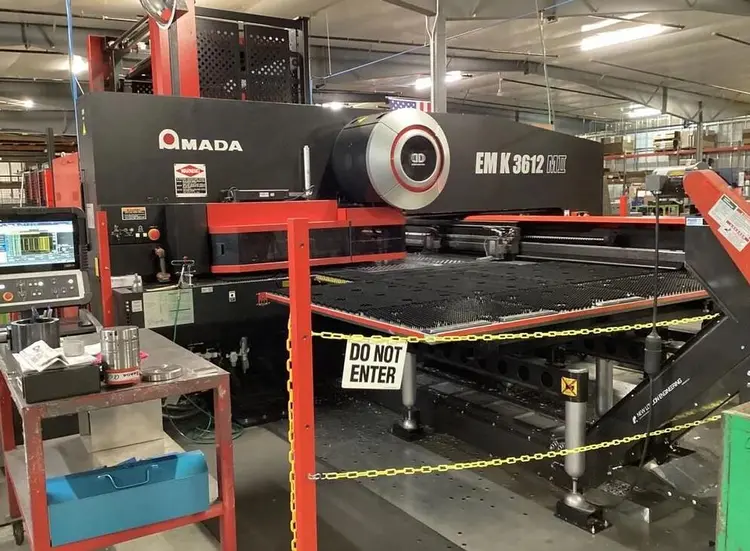 Used AMADA EMK-3612-MII Turret Punches Idaho US | MANUFACTURING SOLUTIONS #806288