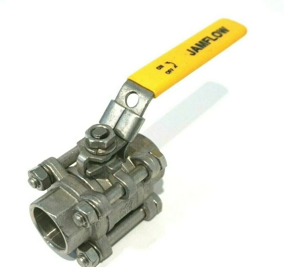 NEW JAMFLO CF8M 316 BALL VALVE CF8M316