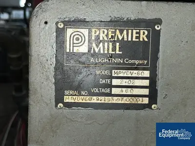 USED Premier 60 Liter Premier Hidrobat Planetary Mixer, Model MPVDV60, S/S
