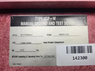 NEW CUTLER-HAMMER 3777A50G02