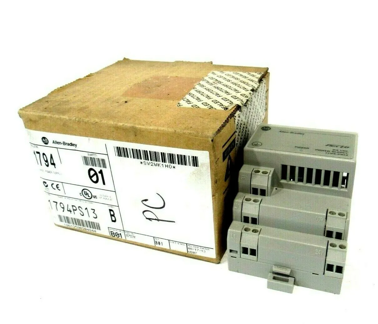 NEW ALLEN BRADLEY 1794-PS13 POWER SUPPLY MODULE SER.B 1794PS13