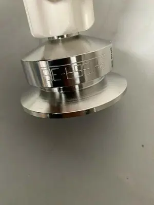 Stainless Steel Sample Valve w/ 1/4" Outlet & 2.5" Inlet