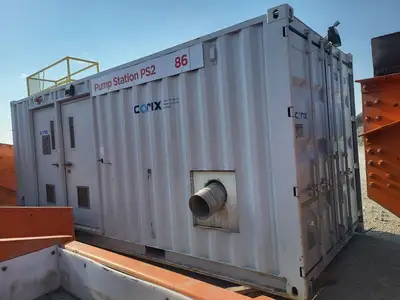 100HP Dewatering Pump Station Package w/ Weatherproof Enclosure