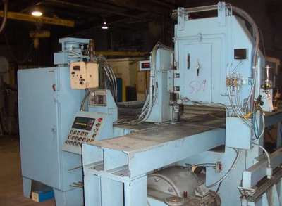 8" x 144" TANNEWITZ Model 3000-MH8 Vertical Band Type Plate Saw; Mfg. 1994
