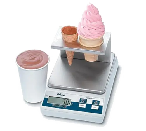 Edlund E-160 IC Digital Portion Scale, 160 oz x 1/10 oz, Stainless Platform
