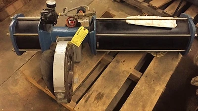 Dezurik 8"-150 Butterfly Valve with Air Actuator , New Surplus