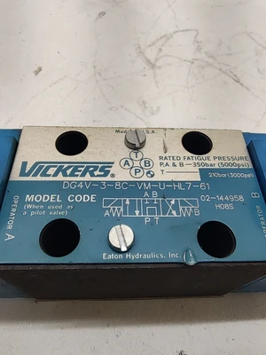 NEW Vickers DG4V-3-8C-VM-U-HL7-61