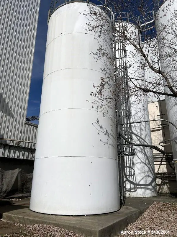 Used Columbian TecTank 1,723 Cu. Ft. Steel Silo – Skirted Cone Bottom with Rotary Valve (2010)