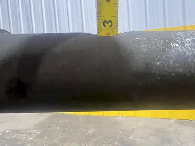 4" DIAMETER X 15' LONG BORING BAR WITH MORSE TAPER: STOCK #20648