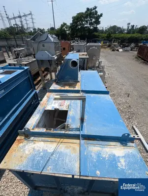 USED Dynamic safe 100 Cu ft Carbon Steel Ribbon Blender