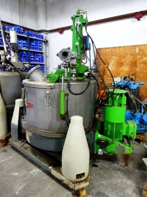 Ellerwerk 735 U-A perforate basket centrifuge, 316SS.