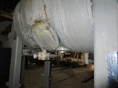 J.H. Day Turbulent Mixer/Dryer, Stainless Steel, Jacketed, 30 HP