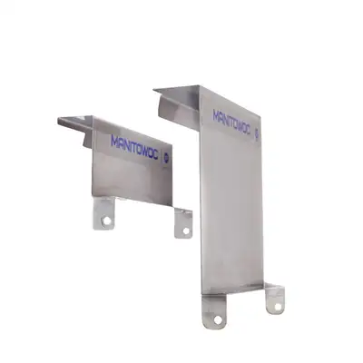 Manitowoc Ice K00461 Ice Bin Scoop Holder - 1 3/10" x 2 3/4" Metal Frame, ABS Plastic Shield