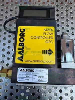 USED AALBORG GFC171 INDUSTRIAL MASS FLOW CONTROLLER GFC 0-10 LITERS / MINUTE