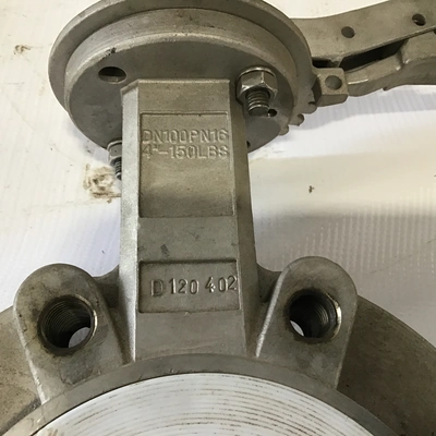 Swiss Fluid DN100PN16 – S16 Butterfly Valve Stainless Steel 16Bar @ 20°C