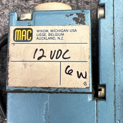 Used MAC 912A-PM-551BA Solenoid Valves California US | Davliegogo LLC #1707084