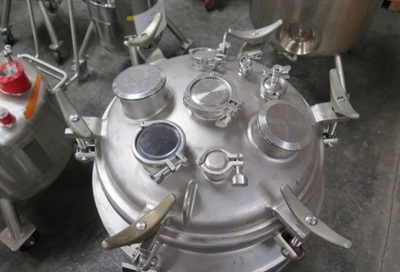 Precision Stainless Steel Portable 100 Liter Jacketed Vessel Tank Fermentation