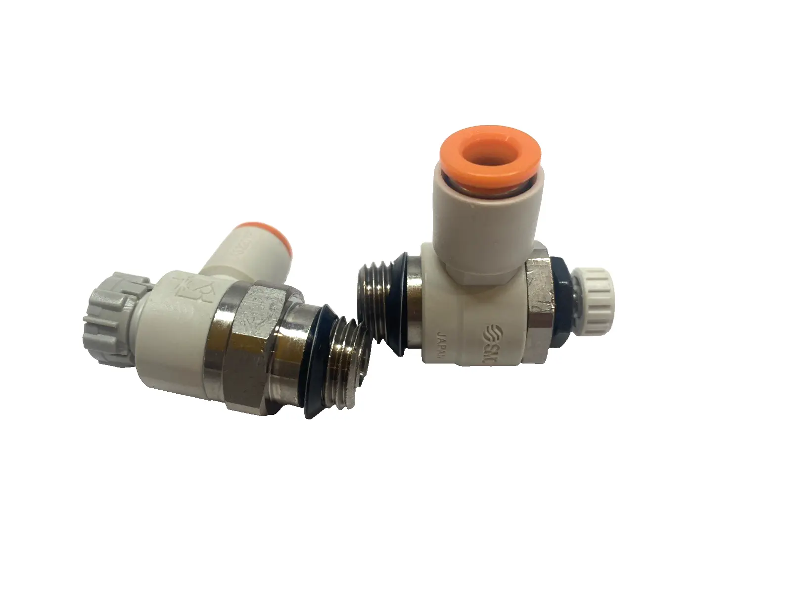 USED SMC FLOW CONTROL ELBOW FITTING