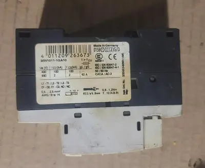 USED SIEMENS 3RV1011-1GA10