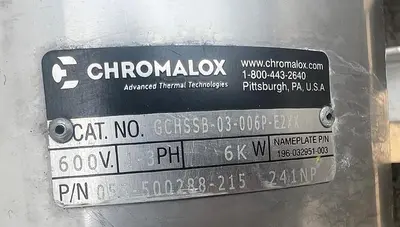 USED CHROMALOX GCHSSB-03-006P-E2XX