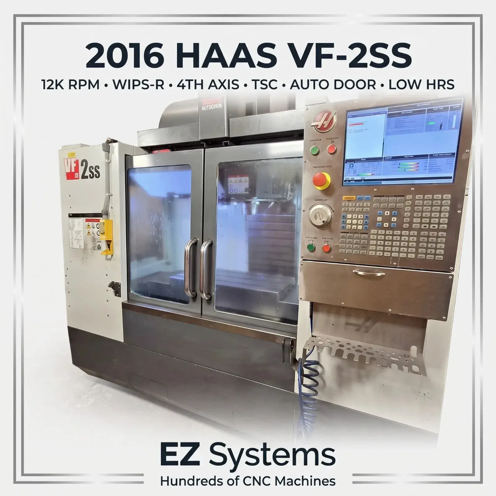 Used 2016 HAAS VF-2SS Vertical Machining Centers Arizona US | [EZ] EZ Systems #1558101