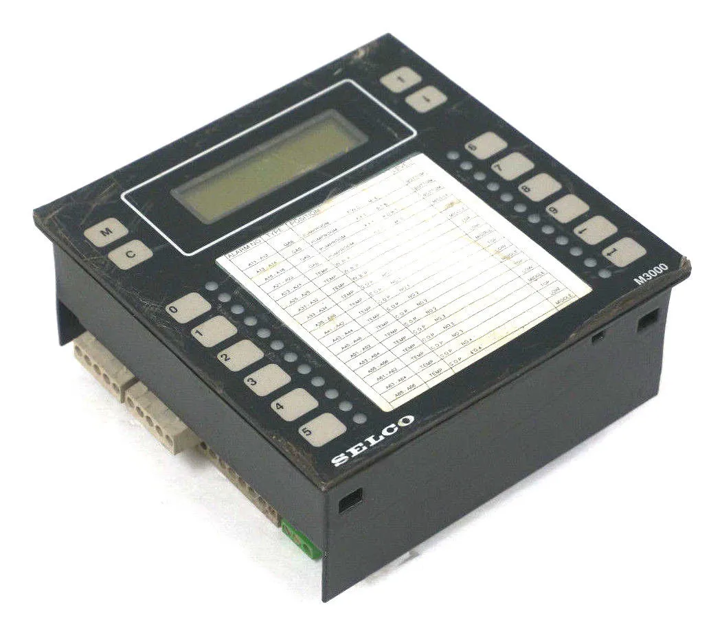 SELCO M3000-30-00 ALARM ANNUNCIATOR 160204, 8E8F, 24V, M30003000