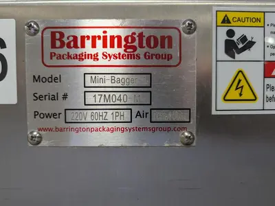USED BARRINGTON MINI-BAGGER 1
