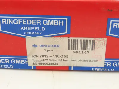 New | in-Stock RINGFEDER _UNKNOWN_ Bearings | Arrow Industrial #614047