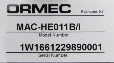 NEW ORMEC MAC-HE011B/I SERVO MOTOR MACHE011BI