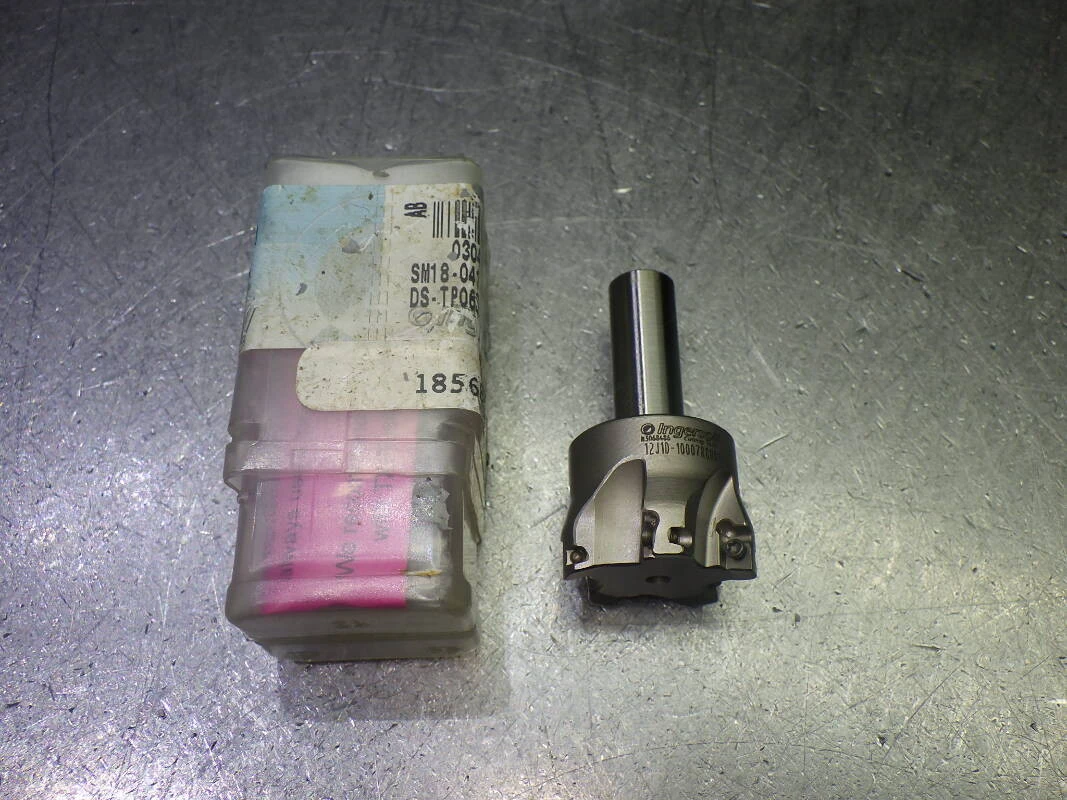 Ingersoll 1" Indexable Facemill/Endmill 3/8" Shank 12J1D-10007R8R01 (LOC3308A)