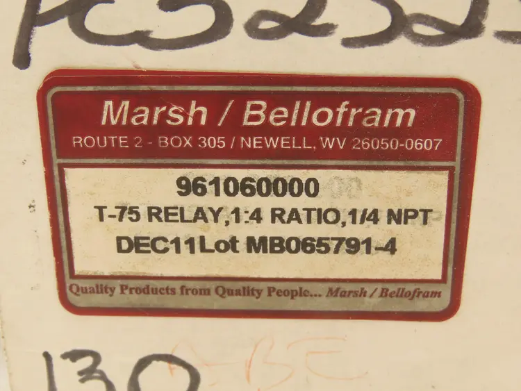 New | in-Stock MARSH BELLOFRAM _UNKNOWN_ Relays & Switches | Arrow Industrial #639335