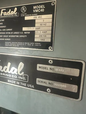 FADAL VMC-40 Machining Centers, Vertical | Great American Equipment Company (11)