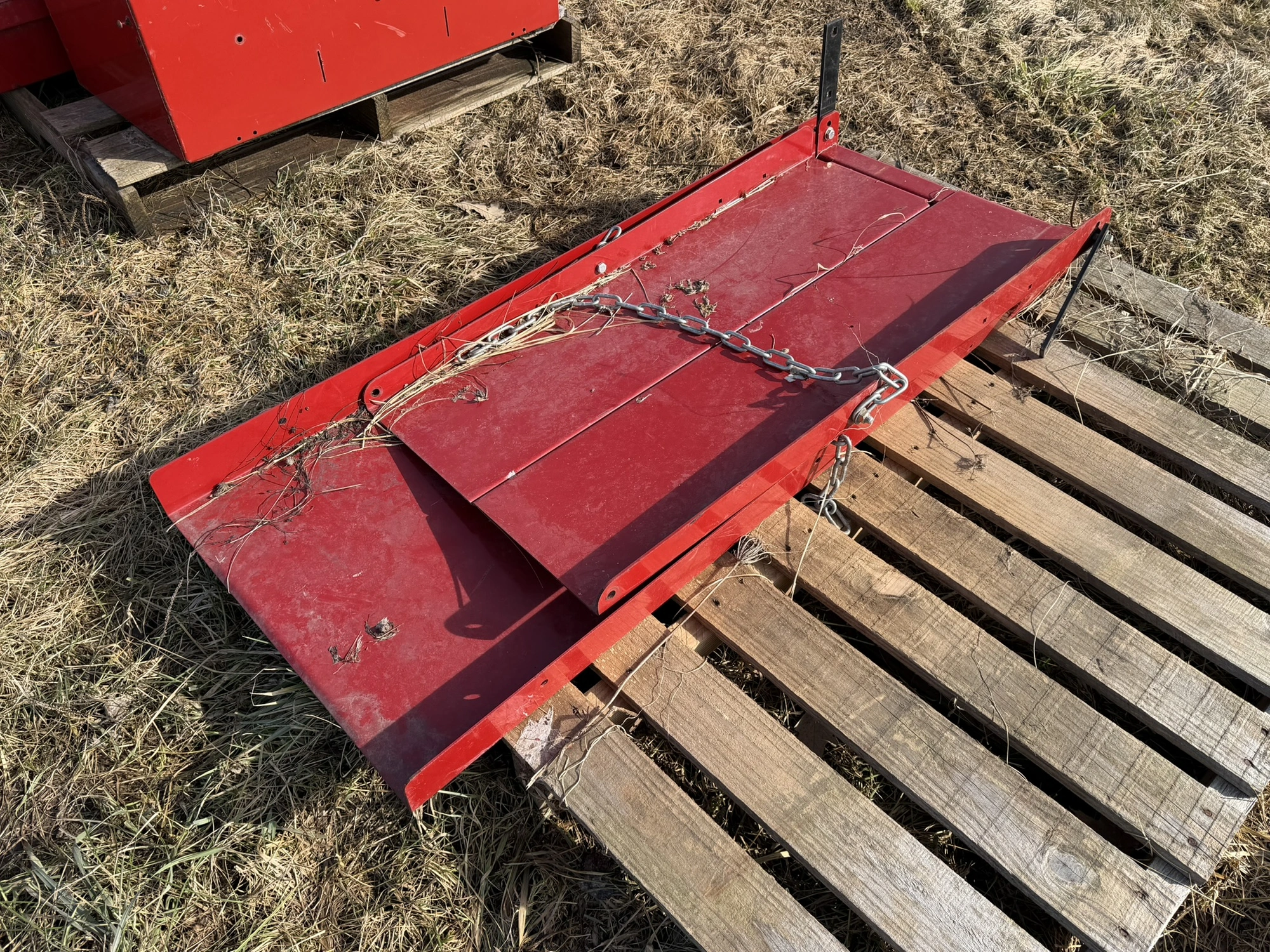 Lot including (1) approx. 18.5" wide x 37" long, (1) approx. 19" wide x 48" long extension panel.