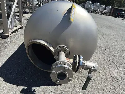 Tank, 425 Gallon, Stainless Steel, 55 PSI, DT/DB, Morfab #S744613