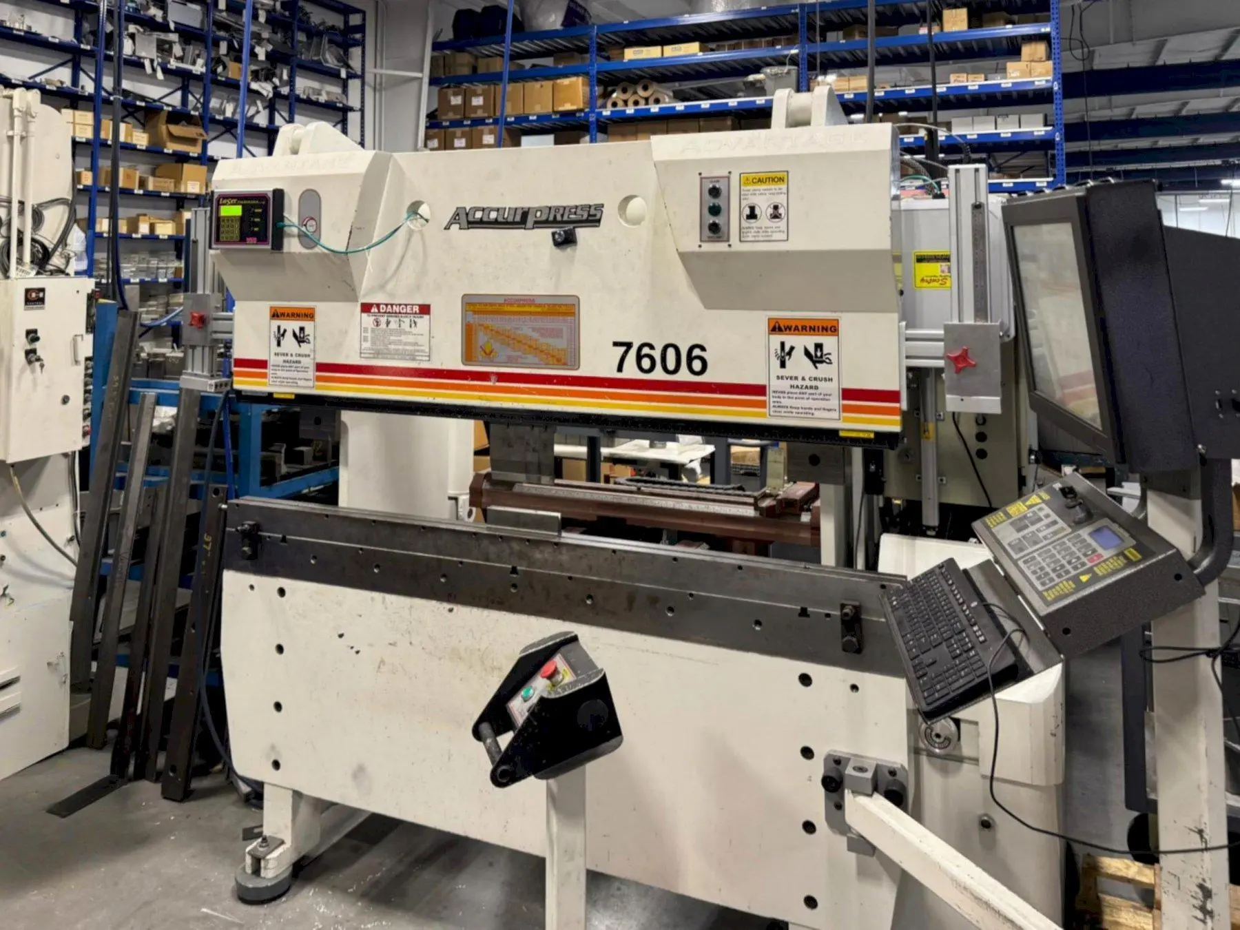 Used 2013 ACCURPRESS 7606 Press Brakes Illinois US | Machine Factory Outlet #1262782