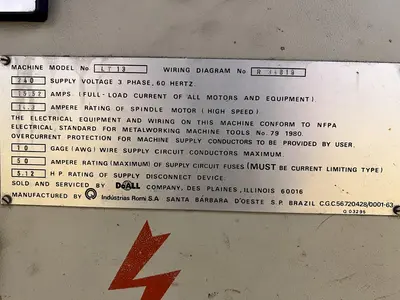 USED DOALL LT13