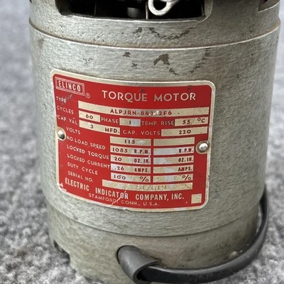 Used Elinco ALPJRN-843-2F6 A.C. Motors California US | Davliegogo LLC #1707810