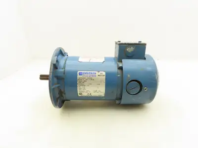 Emerson WC0332 Permanent Magnet DC Motor 90V 3.4A 1/3Hp 1750RPM 56C TEFC