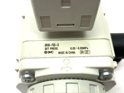 USED SMC REGULATOR W/ ISE20B-V-P HIGH-PRECISION PRESSURE SWITCH