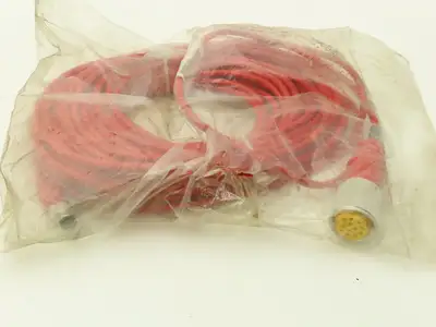 TURCK RKM8 RSC E80-7 M Cordset Double Ended 8 Pin Male 1" M12 Female Connector