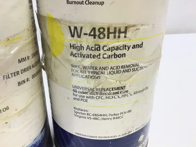 Emerson W-48HH Carbon Wax/Water/Acid Removal (Lot of 2)