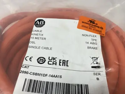 NEW ALLEN-BRADLEY SER. B KINETIX SINGLE CABLE, 15M DSL NON-FLEX